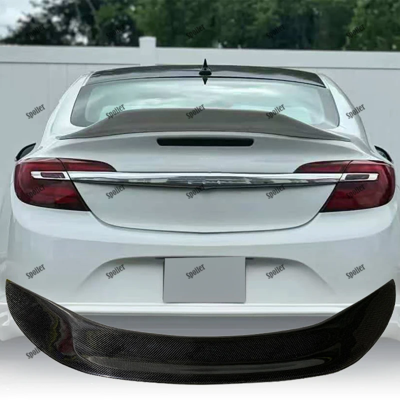 

For Buick Regal Opel Year Vauxhall 2009 - 2013 Modified True Carbon Fiber True Wing Spoiler Trunk Trim GT Style Rear Spoiler