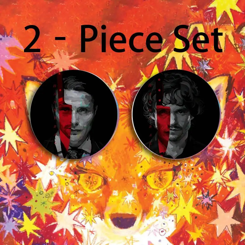 H-Hannibal Badges 25 32 44 58 75 mm Round Customizable Wholesale Fan goods Self-made fan freebies