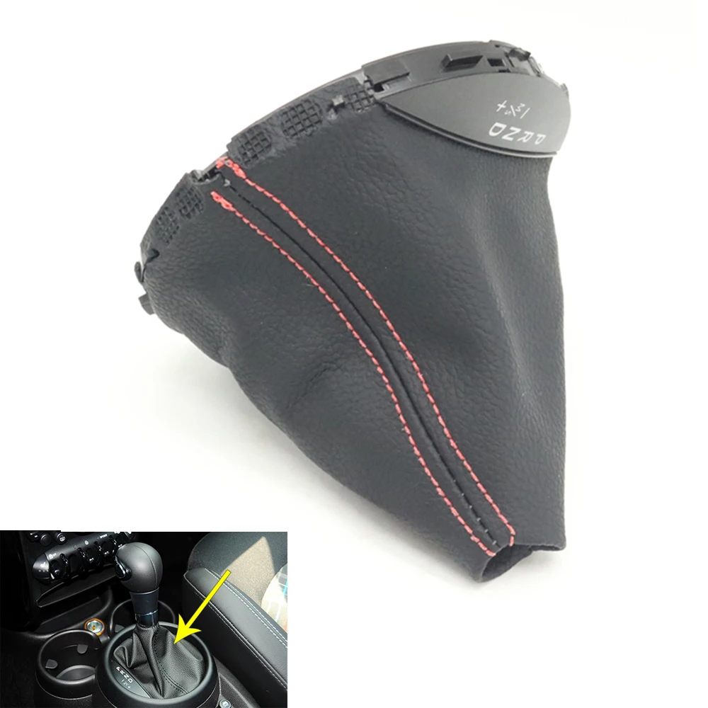 

1PC Auto Shift Gear Stick Dust-proof Cover Handbrake Handle Boot Cap For BMW MINI PACEMAN R61 11-15 Cooper Countryman R60 09-16