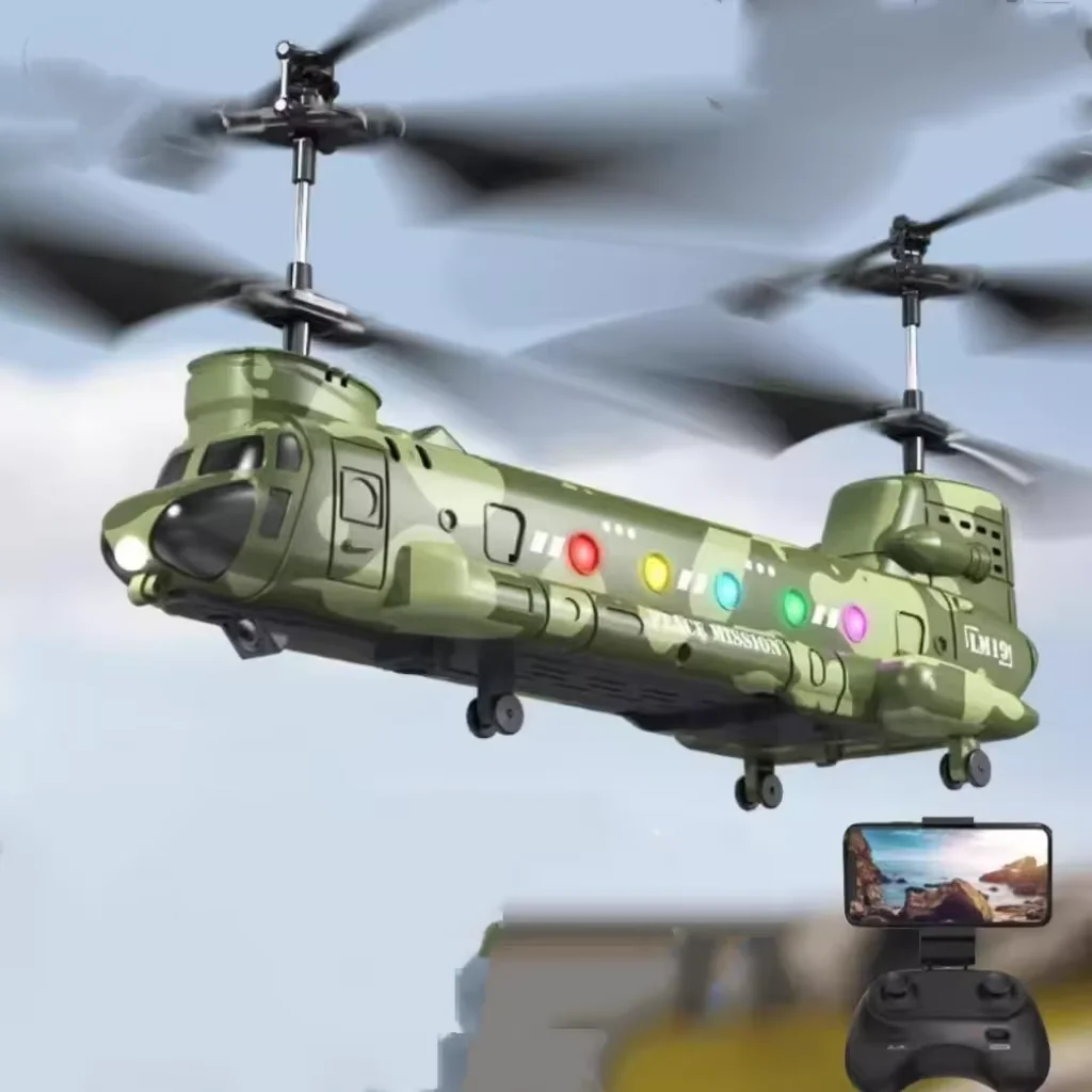 Rc Helicopter Large - เฮลิคอปเตอร์บังคับวิทยุ 2.4G พร้อมกล้อง HD ถ่ายภาพทางอากาศ 3