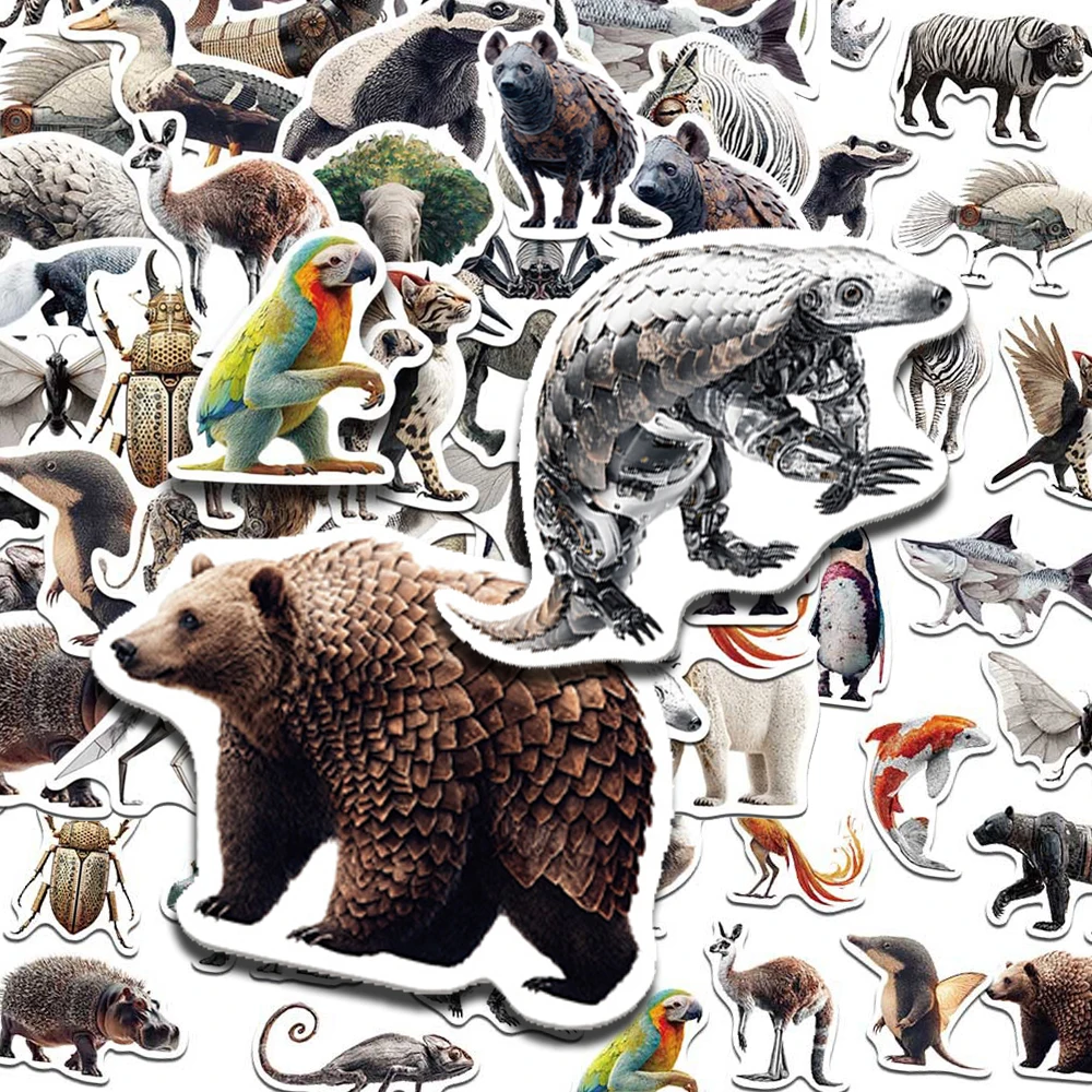 

10/30/50pcs Funny Cartoon Zebra Phantom Animal Creative Stickers Decals DIY Stationery Helmet Suitcase Cool Graffiti Sticker Toy