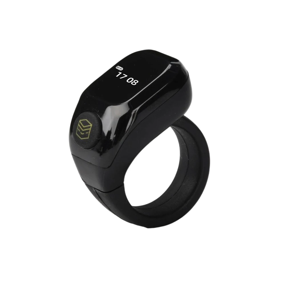 

OLED BT Ring Counter APP Control 99999 Count Vibration Reminder Adjustable 18/20/22mm Ring Replaceable Rechargeable Ring Counter
