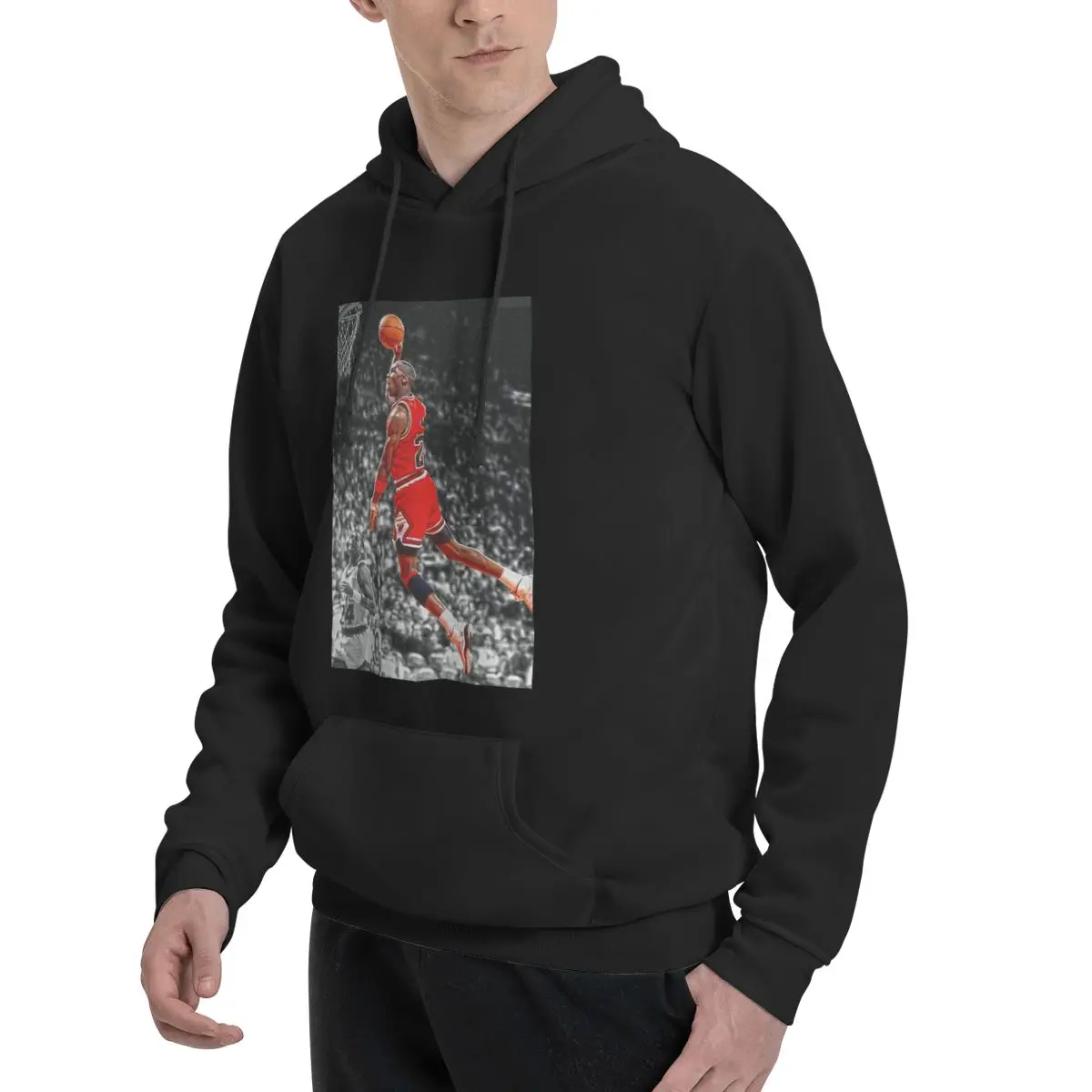 Michaeler y Jordans sudaderas con capucha informales pareja estrellas del baloncesto Sudadera con capucha divertida ropa de calle de invierno sudaderas personalizadas Top de gran tamaño