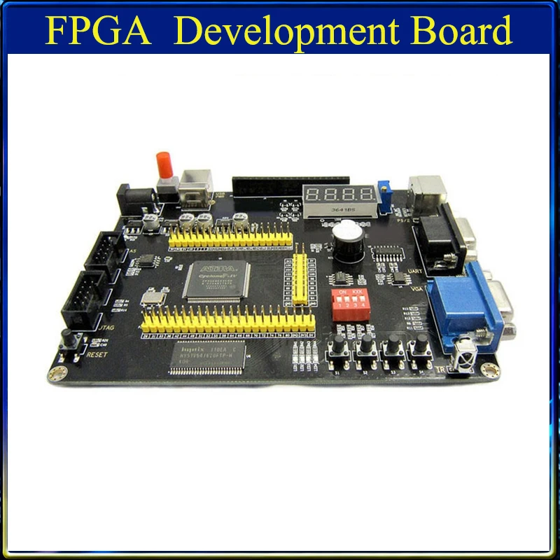 

FPGA Development Board PCB Board Educational DIY Kit Electronic CycloneIV EP4CE6 EP4CE10 with USB Blaster Programmer