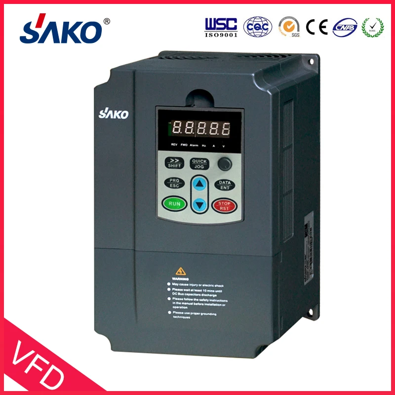 Imagem -03 - Controlador de Velocidade do Motor Sako-vfd Conversor de Frequência Variável 11kw 15hp 380v