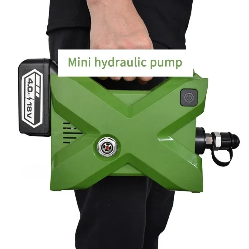 

ER700 Mini Battery Electric Hydraulic Pump 70Mpa High Pressure Oil Pump Station Outdoor High-Altitude Work Remote Switch Control