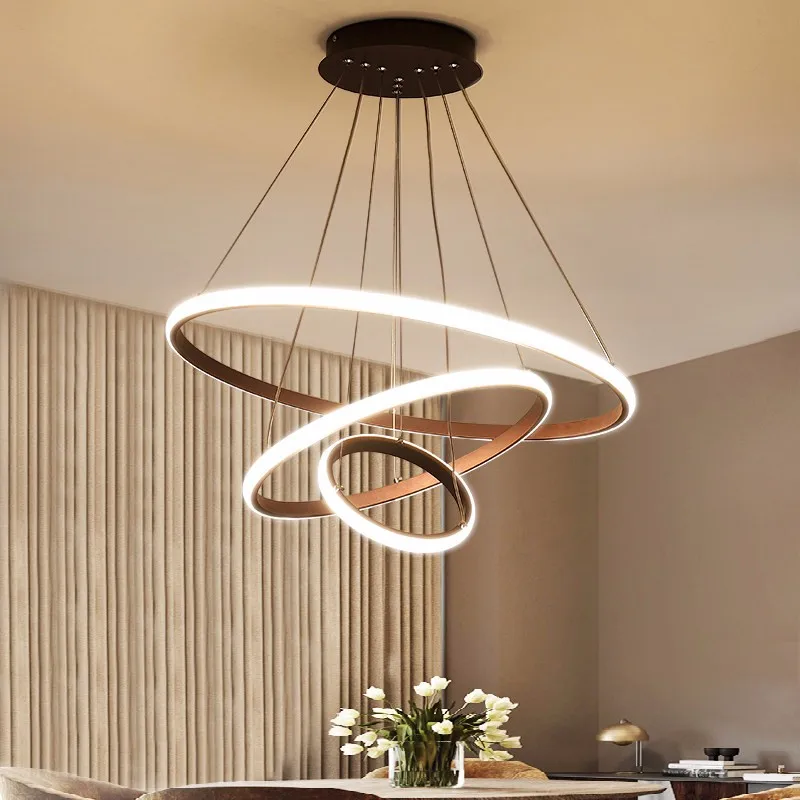 LED Chandelier Ring Ceiling Lighting For Living Room Bedroom Dining Room Kitchen Ceiling Chandelier Lustre Home Light Fixtures