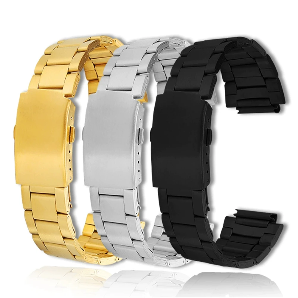 金属バンド小さな正方形 AE1200 1300 1100 A158 168 AQ-230 ストラップスマートウォッチアクセサリー交換リストバンドベルトブレスレット 18