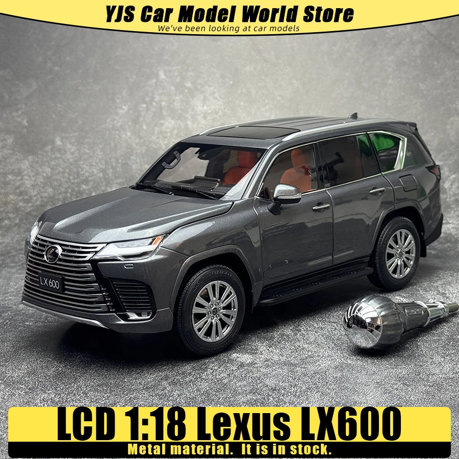 

LCD Die-cast car model 1:18 Scale Lexus LX600 SUV car model static decoration holiday gift collection
