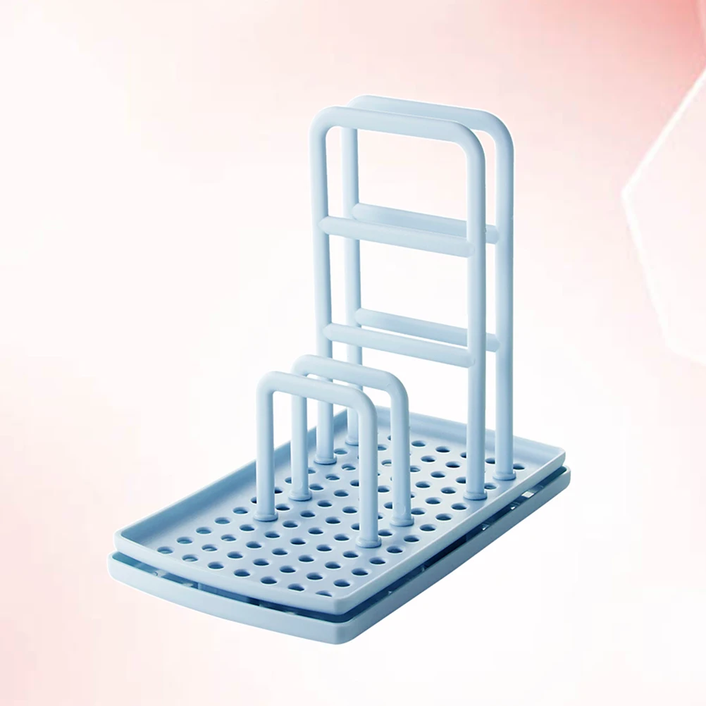 Dishcloth Holder Sponge Suction Rack Kitchen Drain St Plastic Drainer Lightweight Easy Clean Space Saving ganized