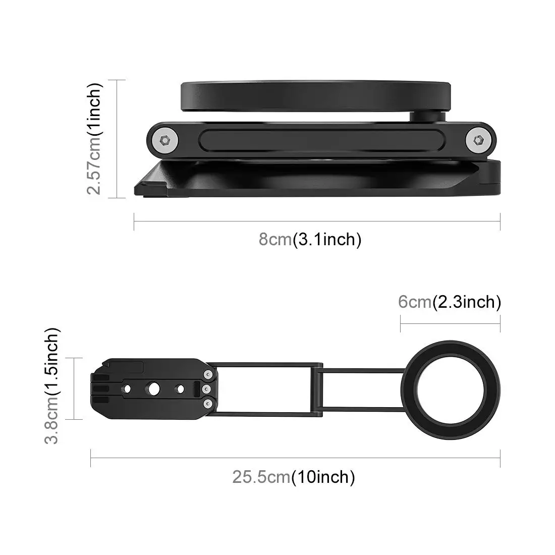 Magsafe 양면 자기 전화 홀더 아이폰 16 15 14 13에 대 한 범용 접는 전화 스탠드 스탠드
