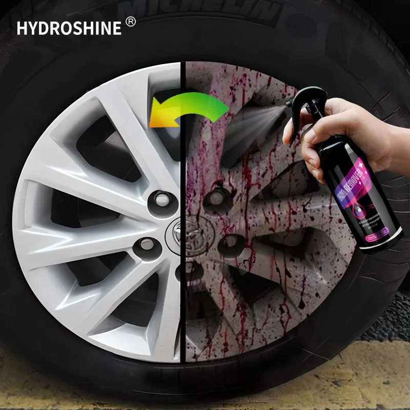 Iron Remover Spray Car Wheels Rim Cleaner Multi-Purpose Rust Remover Brake Paint Protect Metal Dust Iron Powder Remover Car Care