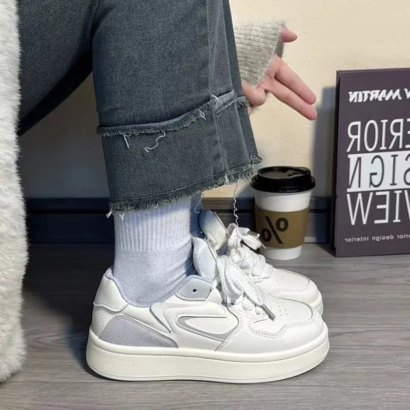 

Новинка 202, женские теннисные кроссовки, модные удобные спортивные туфли для доски, повседневная обувь в академическом стиле, женская весенне-осенняя женская обувь