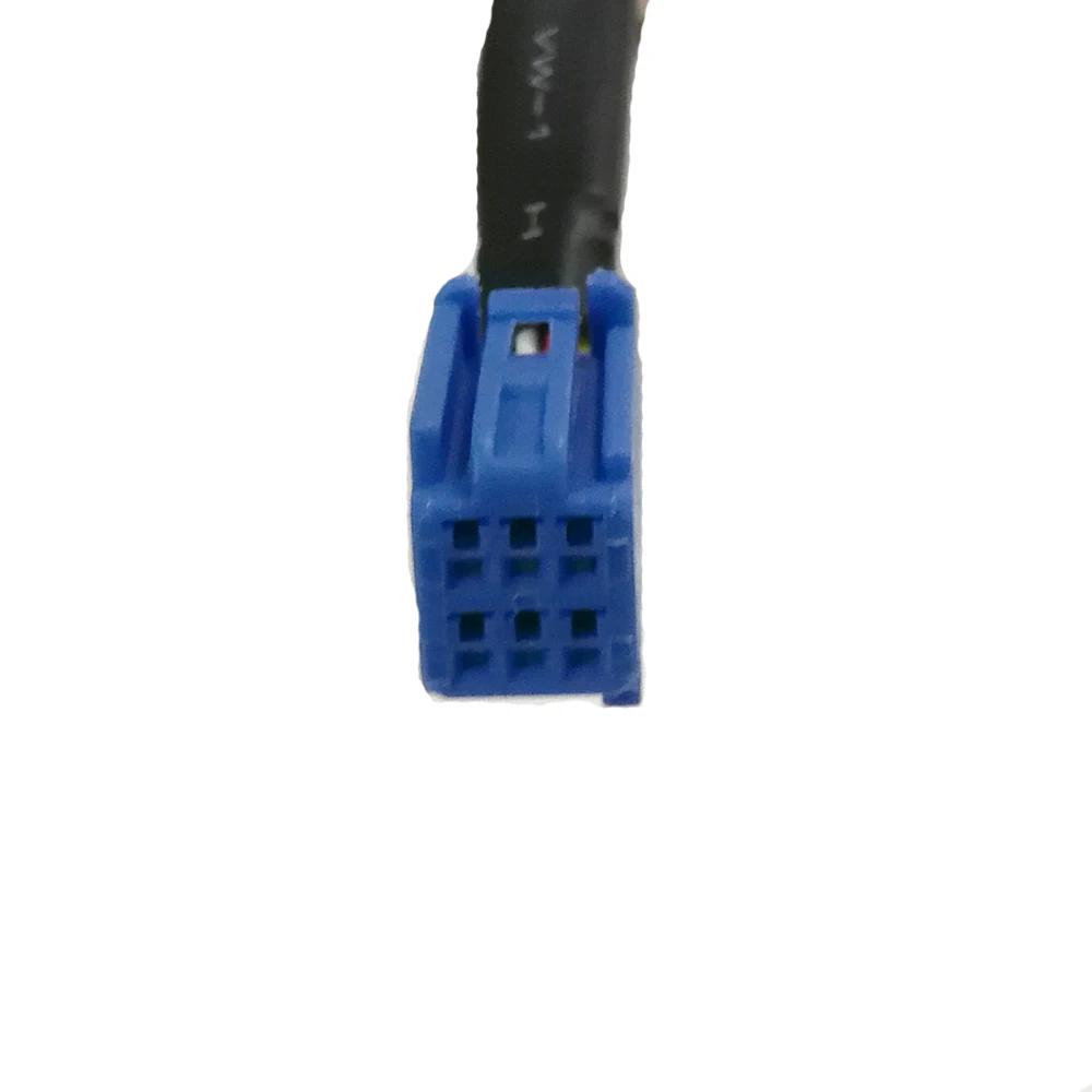 Car 3RCA Cable Adapter For Toyota DVD Navigation Headunit 6Pin Blue AV Port 3040