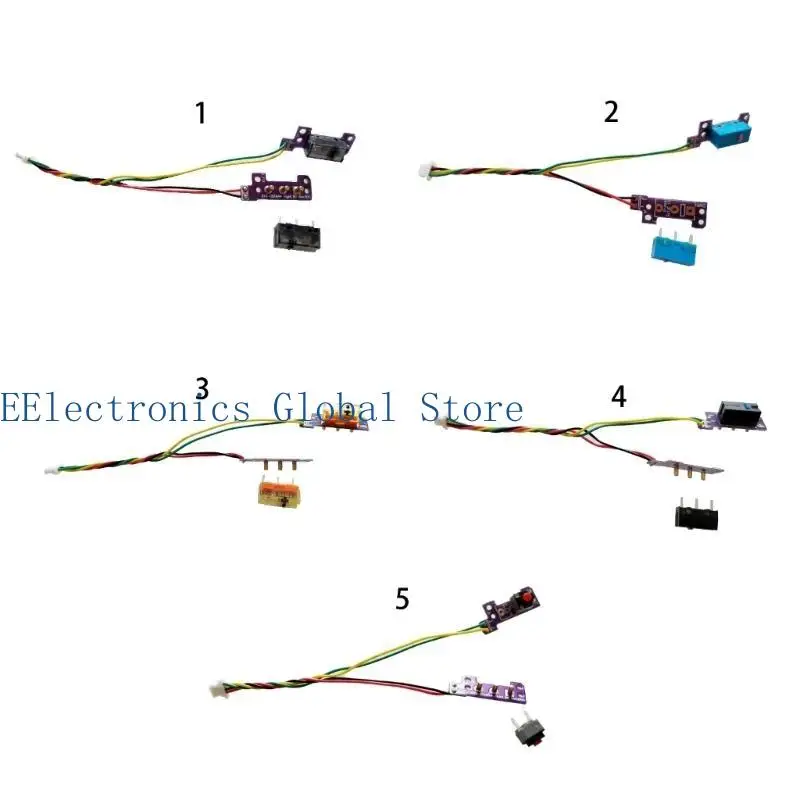 462B 1 Chuột Tiết Sửa Chữa Chuột Micro Switch Trao Đổi Nóng Cho G304 G305 Chuột Chơi Game Thay Thế Chuột Ban cáp