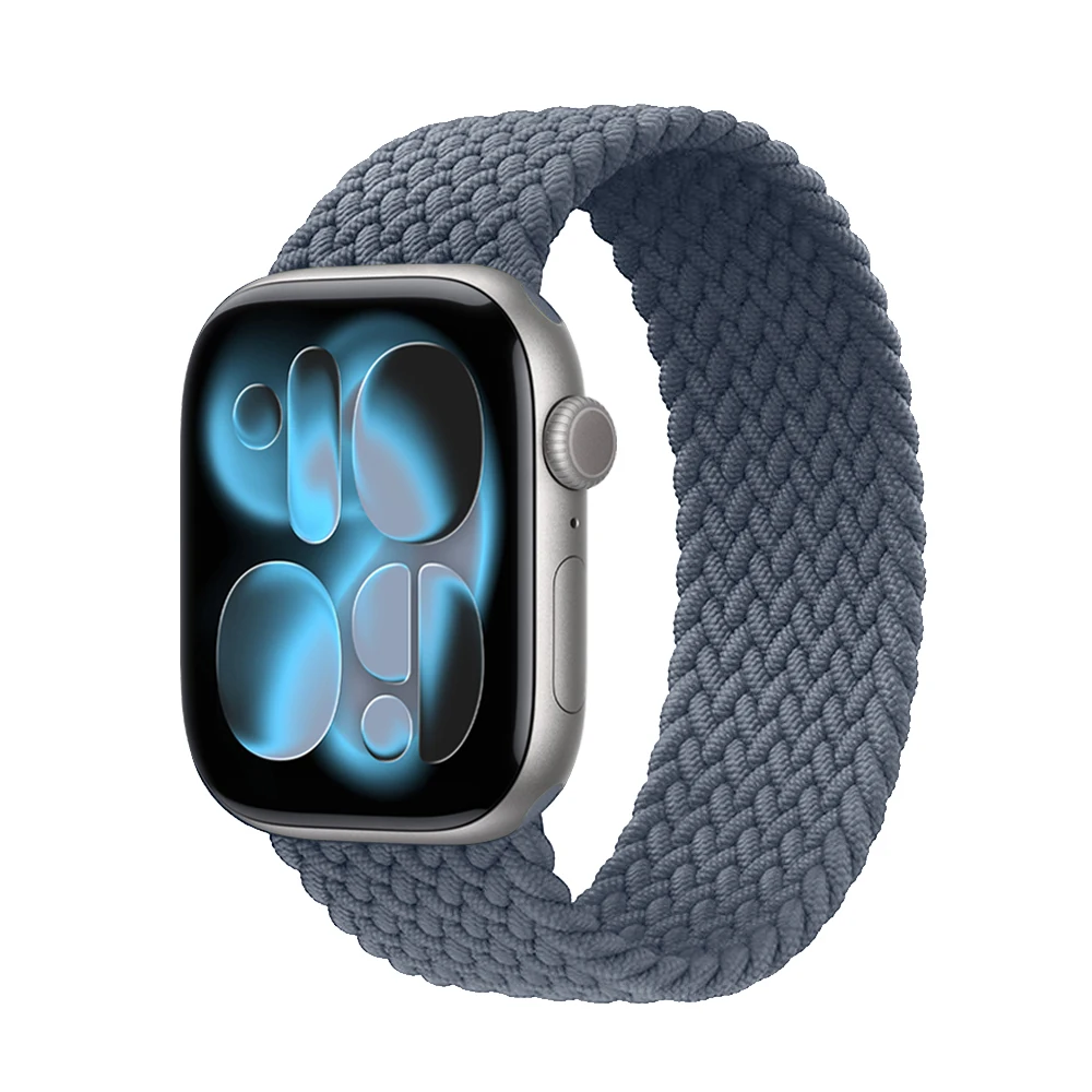 مضفر حلقة منفردة ل سوار ساعة يد آبل 2026 11 10 9 7 8 SE 6 الترا 3 49 مللي متر 46 مللي متر 42 مللي متر 44 مللي متر 41 45 مللي متر سوار كوريا iWatch الأشرطة