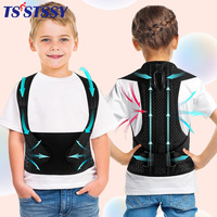 Children Adjustable Posture Corrector Back Support Boy Girls Shoulder Belt Rectify Spine Straight Correction Back Support Brace