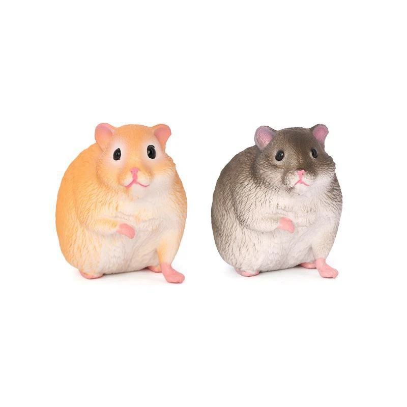Simulation Hamster Model Pet cricetulu Desktop Figurine Home Decor Ornaments