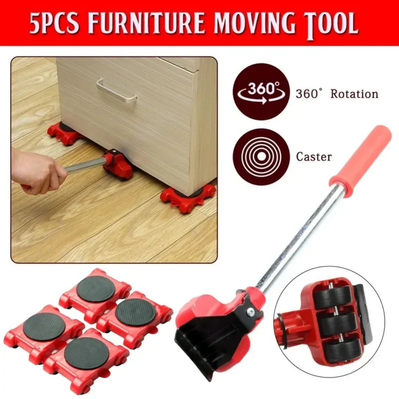 Heavy Duty Furniture Lifter Furniture Moving Transport Roller Set Heavy Duty Lifter Transport Tool Furniture Mover Roller Wheel