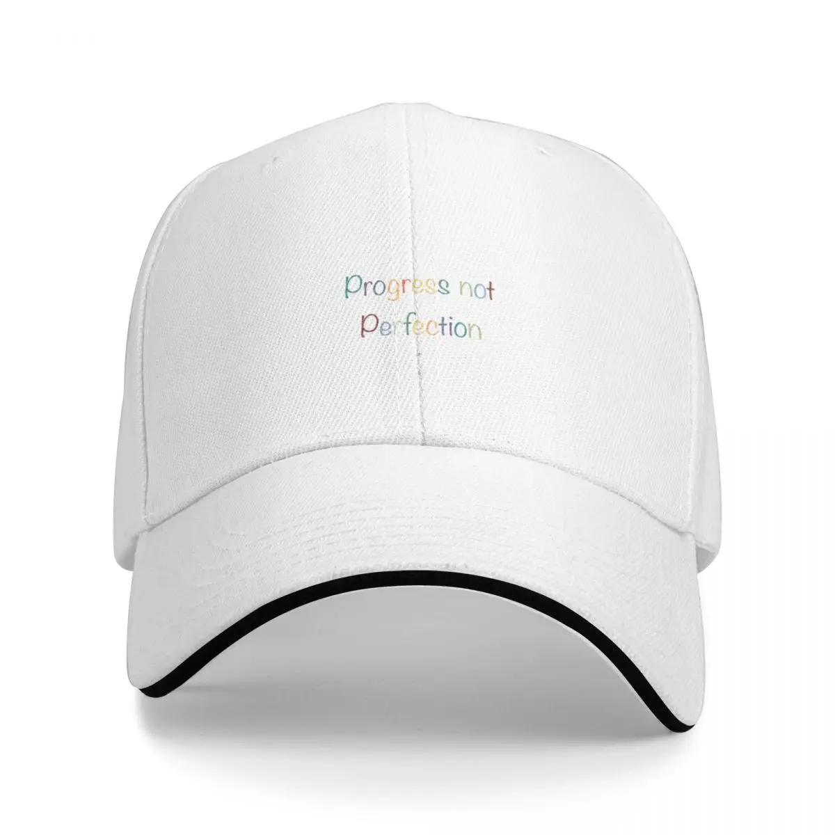 Progress not perfection Baseball Cap funny hat New In Hat Woman Men's