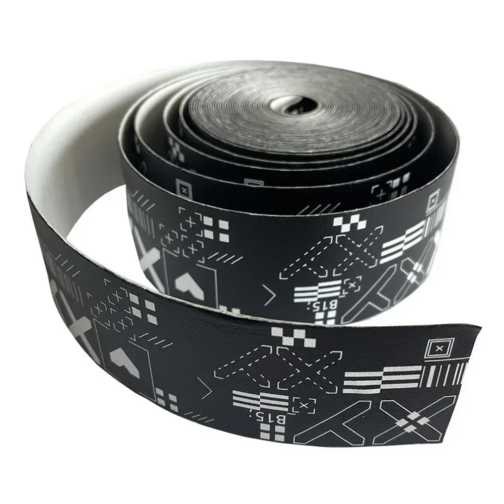 

Tape Stickers 1 Roll 500cm Black/White Dry PU For Beach Pickleball Head Protection Pickleball Racquet Tapes Tennis Racket Paddle