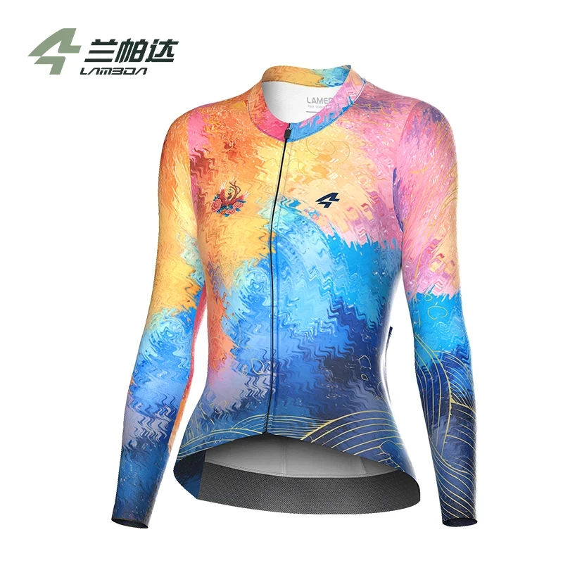 Lameda Cycling Clothes For Women Breathable Long Sleeve Quick Drying Cycling Jerseycomfortable Cycling Shirt With Pocket