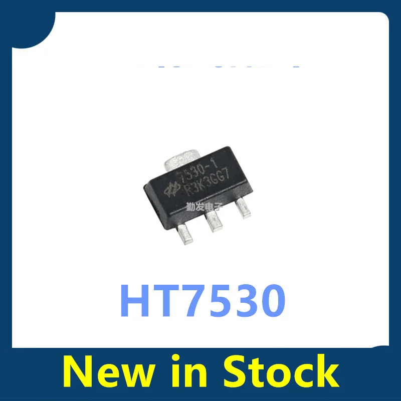 10PCS HT7530-1 7530-1 SOT-89 3V 100mA low-dropout linear regulator (LDO) chi