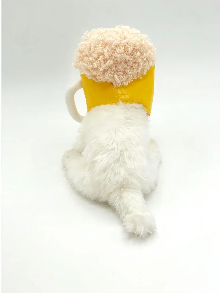 Dog Headdress Cartoon Beer Shape Dog Hat Cap Christmas Warm Windproof Cat Dog Wine Glass Hat Dog Cospaly Props Accessories