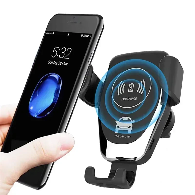 30W Fast Wireless Chargers Car For iPhone 15 14 13 12 11 Pro XS Max XR Samsung Xiaomi Wireless Charging Phone Car Holder Charger