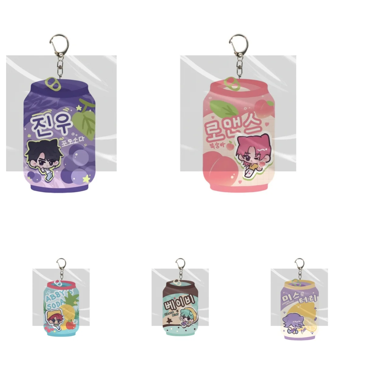 6-см-kpop-demon-hunters-huntrix-saja-брелок-llavero-аксессуары-сумка-rumi-zoey-jinu-ramen-брелки-брелоки-рождественские-подарки