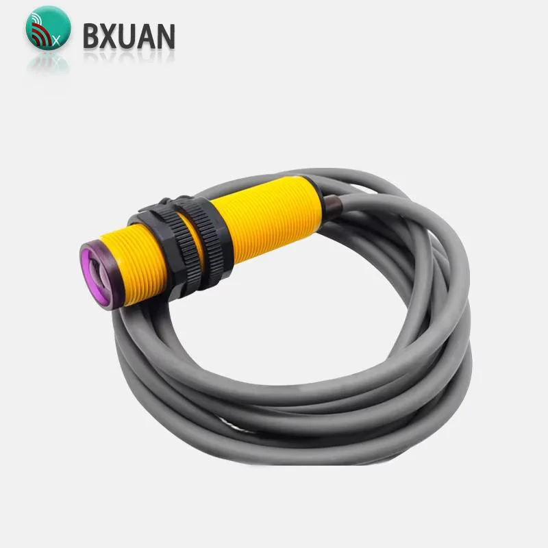 Diffuse Reflection Photoelectric Switch Sensor E3F NPN PNP DC12-24V Detection Distance 3m Adjustable NO/NC