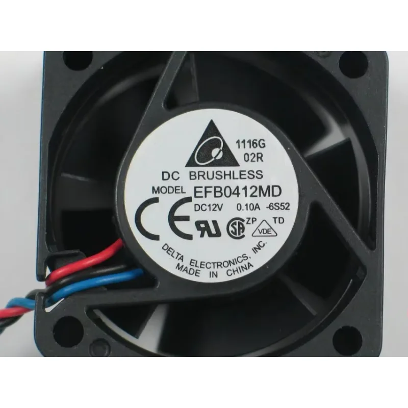 

Delta EFB0412MD 6S52 DC 12V 0.10A 40x40x20mm Server Cooling Fan