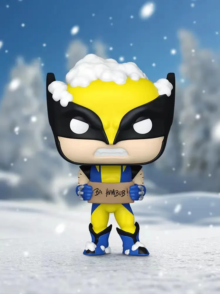 Funko Pop Marvel Férias Natal Homem de Ferro Boneca Homem-Aranha Deadpool Thanos Boneca Bruxa Escarlata