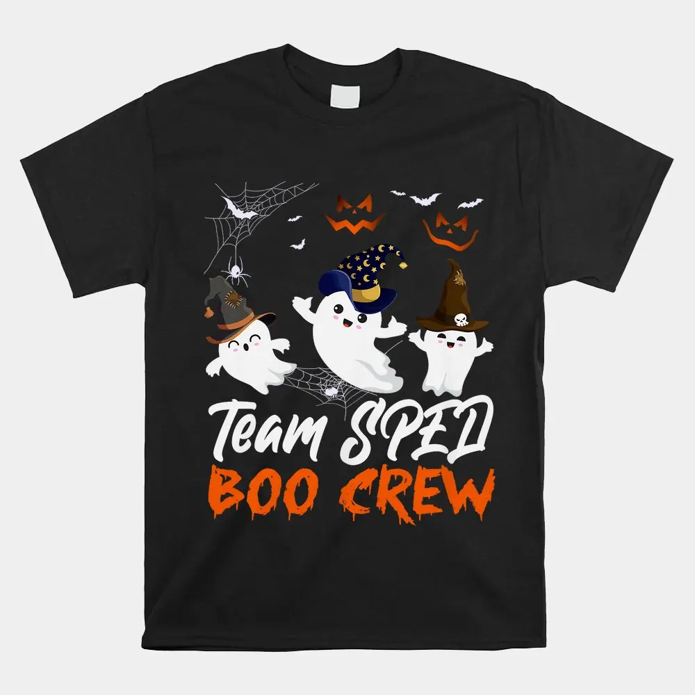 Team Sped Boo Crew Halloween Ghost Sped Special Ed Teacher Shirt