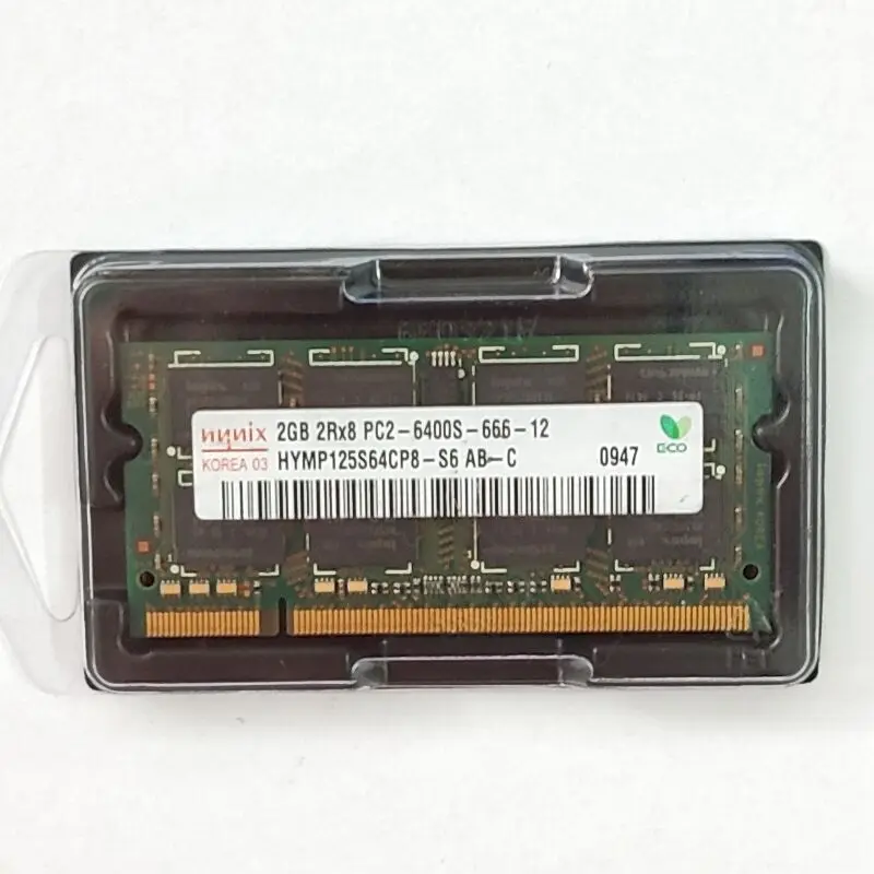 DDR2ラム2ギガバイト800のノートパソコンのメモリDDR2 2ギガバイト2RX8 PC2-6400s-666-12 sodimm 1.8v