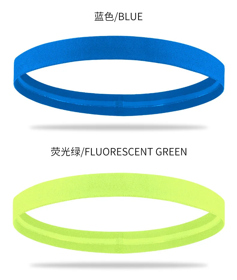 Sportliches, hochelastisches Yoga-Lauf-Fitness-Stirnband aus Silikon, rutschfest, schweißabsorbierend, schweißableitend. – Detail 11