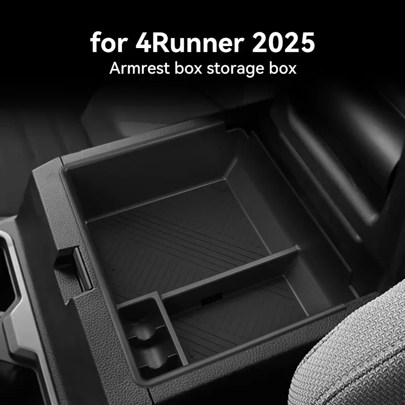 Para Toyota 4Runner 2010-2025, Caixa de Armazenamento para Apoio de Braço, Bandeja Divisória Organizadora para Console Central, Acessórios de Decoraçã