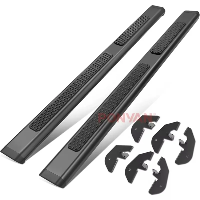 

High Quality And Low Price Powder Coated Black Side Step Running Board For Jeep Aluminum Car Pedal