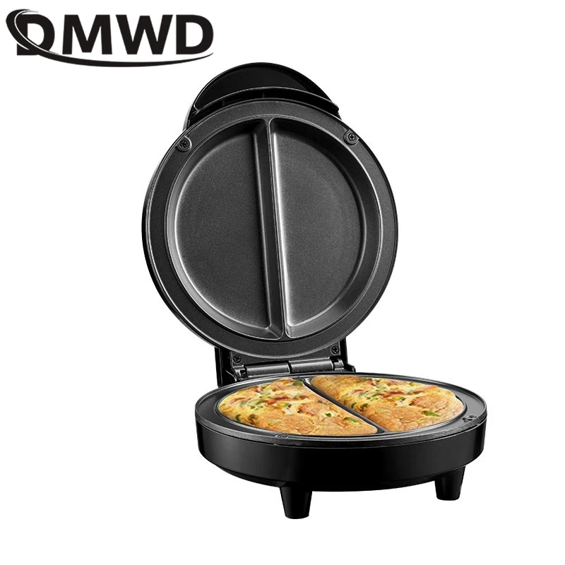 Sartén para hornear multifunción para el hogar, puesto de tortitas eléctrico, máquina de desayuno, Pizza, tortilla, parrilla, hamburguesa, calefacción de doble cara