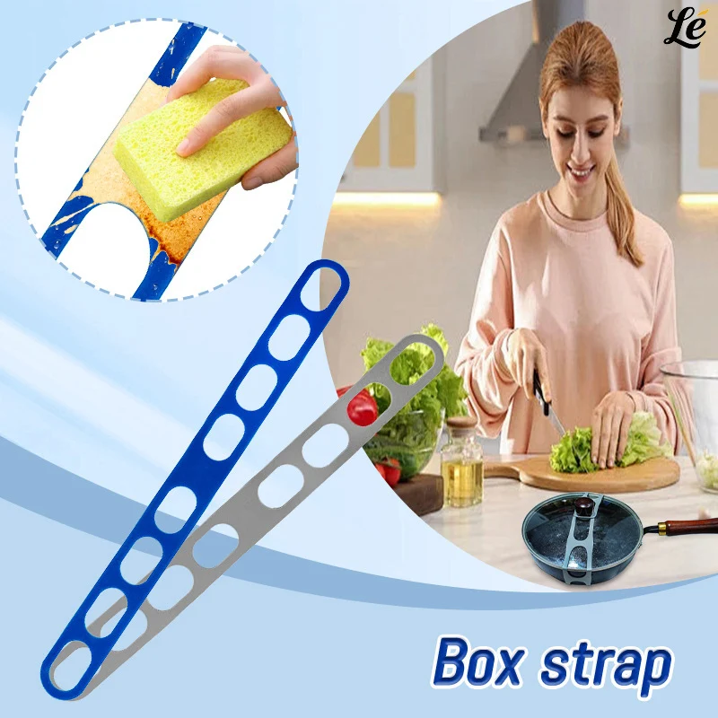 

2 Pcs Reusable Silicone Lid Straps Adjustable Food Grade Fasteners For Jars Boxes Kitchen Storage Dishwasher Safe Multi Purpose