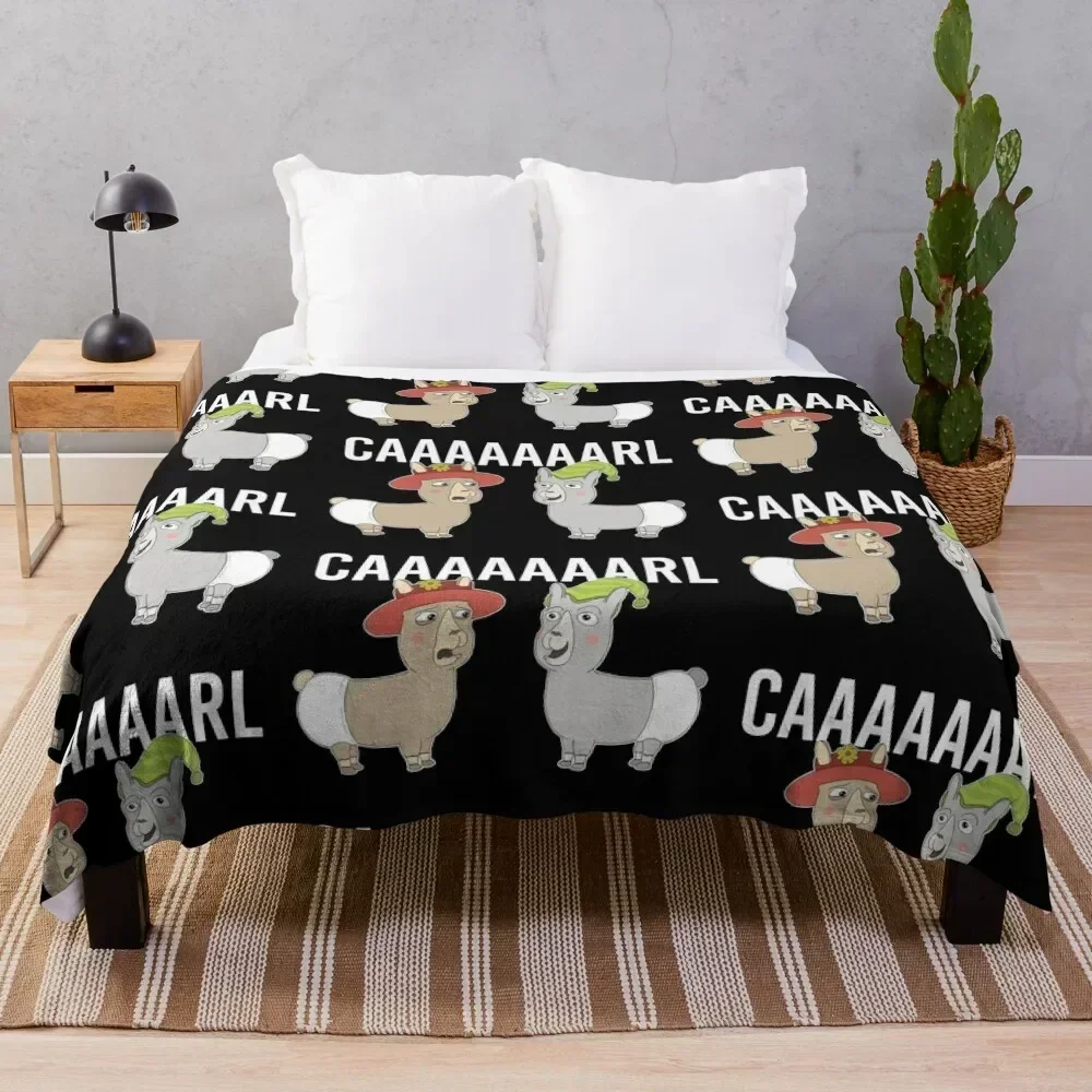 

Llamas with hats, babies - Gift idea Throw Blanket Reusable Durable Soft Blanket for All Seasons