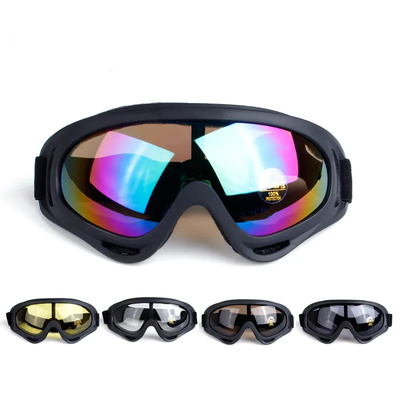 

​​All-Season Motocross Goggles - Scratch-Resistant Polycarbonate Lens & TPU Face Seal (Electric Motorcycle/Ski Dual Use)​​