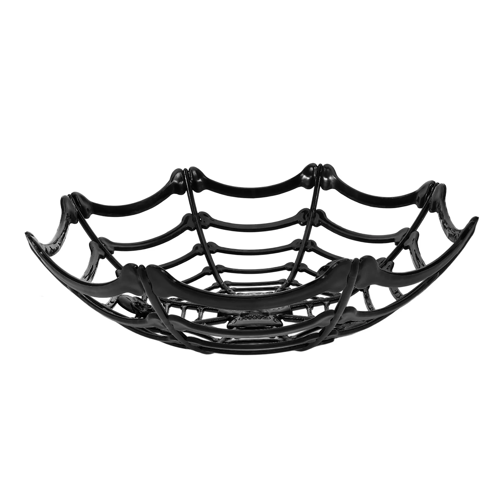 

Spider Web Fruit Basket Smooth Surface Space Saving Food Storage Basket For Kitchen Home Restaurant Use Plastic Fruit Bowl