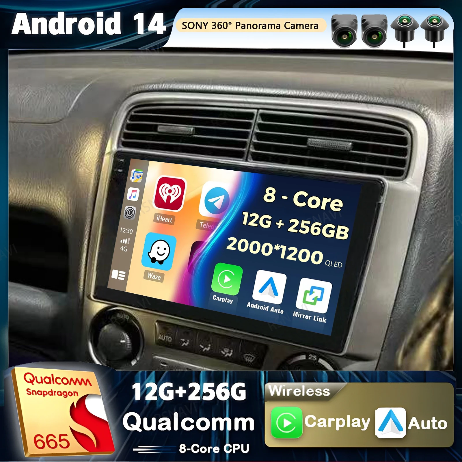 

Android 14 Car Radio For Honda Stream 1 2000 2001 2002 2003 - 2006 Player Multimedia GPS DVD Navigation Stereo CarPlay Auto DSP
