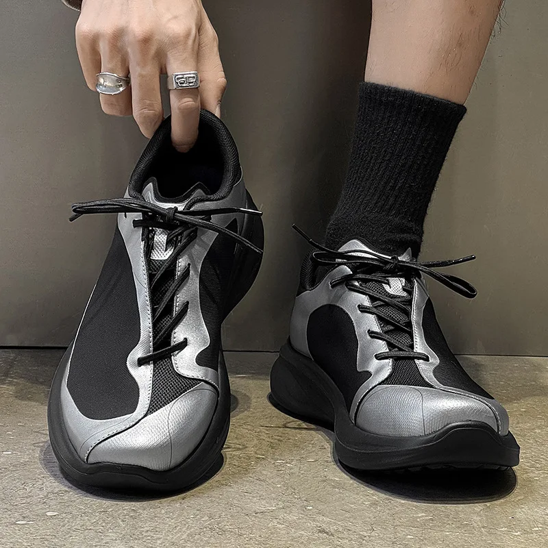 

High Quality Men's Sneakers and Casual Shoe British Big Head Derby Shoe Tooling Shoe Business Dress Shoes for Men Zapatos Hombre