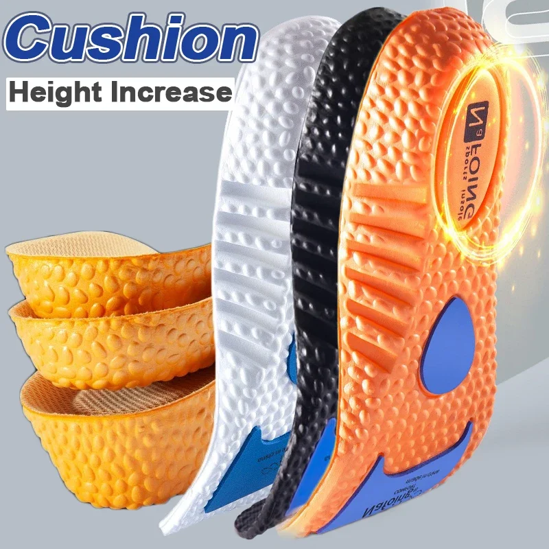 

Cushion Height Increase Insoles Men Women EVA Thicken Shock Absorption Arch Support Sport Running Shoe Sole Orthopedic Foot Pads