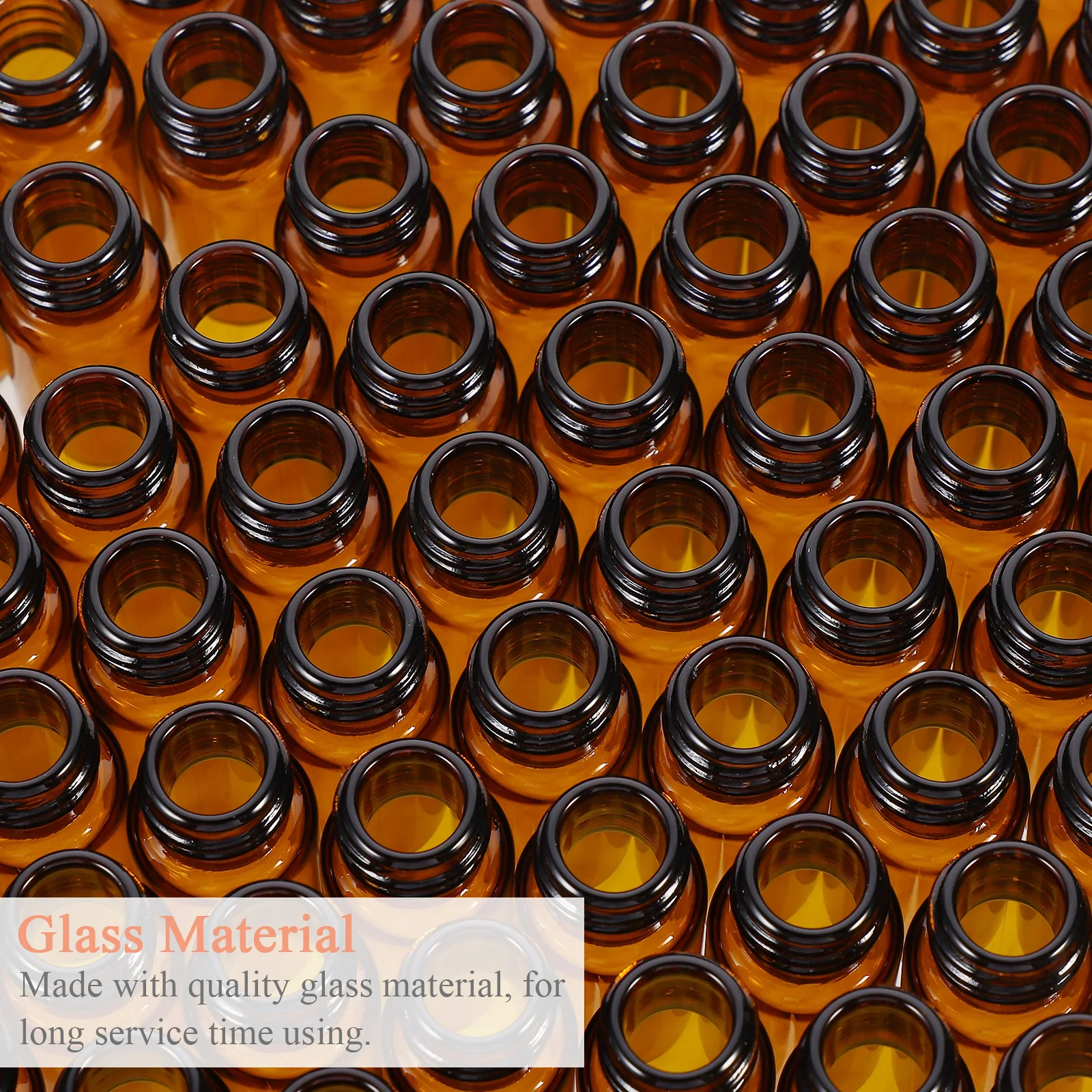 

100Pcs Clear Sample Bottles Small Reagent Bottles Screw Caps Long Service Time Herbal Extracts Medicines Sample Bottle