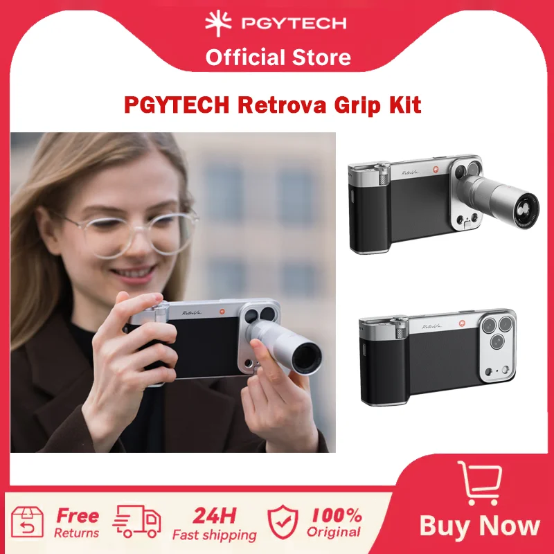 PGYTECH Retrova Grip Kit For iPhone 16/17 Pro Max & 16/17 Pro