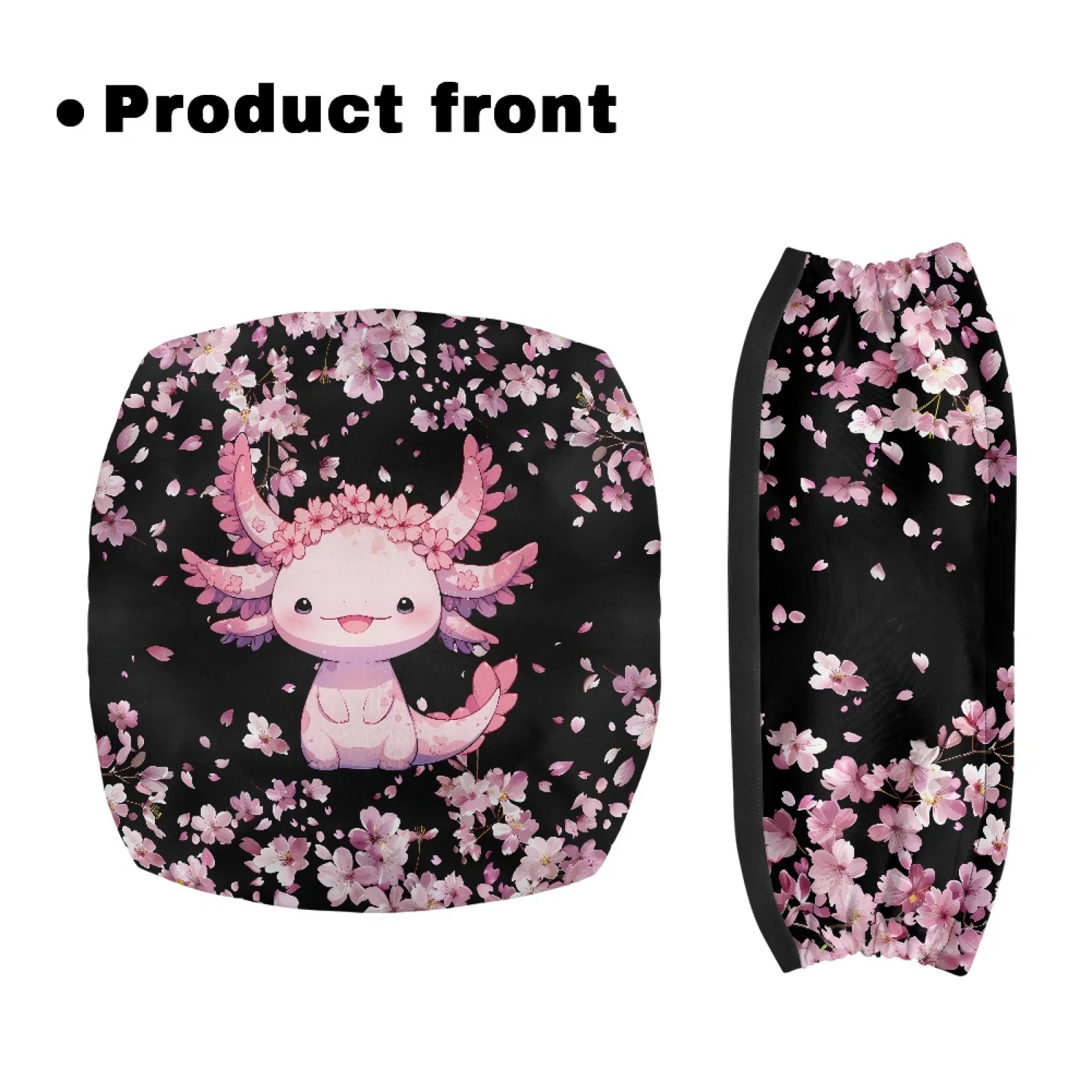 Coloranimal Easy to Clean Elastic Cord Design 2 Pcs Walker Cover for Men for Neighborhoods Cherry Blossom