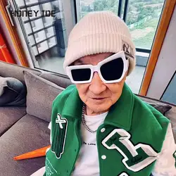 Grappige Zonnebril Mannen Vrouwen Ins Dance Party Wenkbrauw Raising Onregelmatige Persoonlijkheid Zonnebril Mannelijke Steet Fashion Eyewear UV400